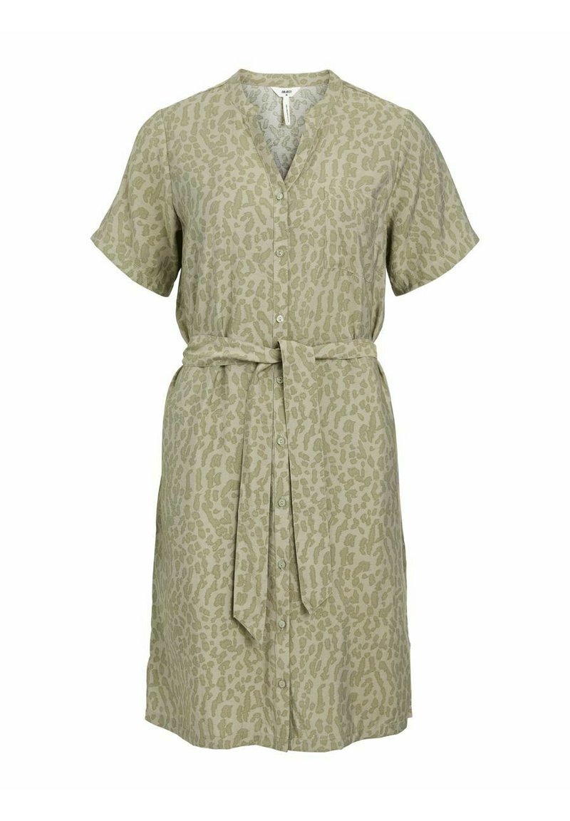 Damen Freizeitkleider | Object NOOS Blusenkleid seagrass/hellgrün - AF88914 Damen Freizeitkleider | Object NOOS Blusenkleid seagrass/hellgrün - AF88914