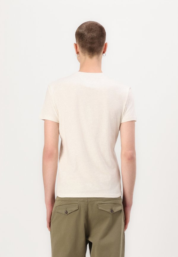 VARSITY NOVELTY TEE UNISEX - Print T-shirt - oat marl2