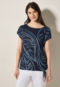 Cecil GEMUSTERTES - Triko s potiskem - blau