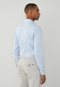 Hackett London DOUBLE FACED STRIPE - Camicia - blue navy