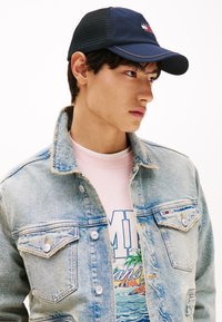 Tommy Jeans HERITAGE TRUCKER UNISEX - Cap - blue