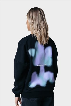 FADED FLOWER - Sweatshirt - black