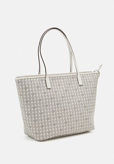 Tory Burch BASKETWEAVE TOTE SET - Borsa a mano - offwhite