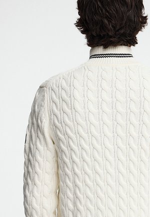 Polo Club, CARDIGAN MAN NAUTIC PATCH C IO LONG SLEEVE REGULAR FIT - Chaqueta de punto - ecru