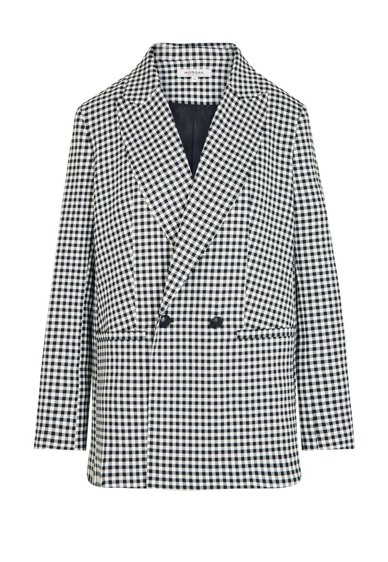 Morgan WITH LAPEL COLLAR - Cappotto corto - noir/nero - Zalando.it