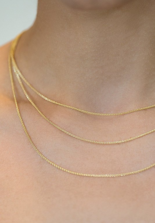 Herren Halsketten | Xen Halskette gold/goldfarben - DN38994 Herren Halsketten | Xen Halskette gold/goldfarben - DN38994