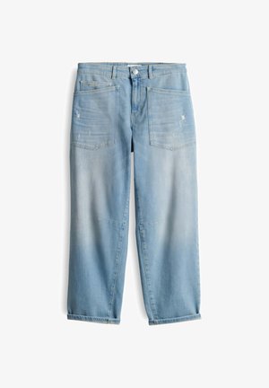OPUS PANTS, OPUS PANTS BARREL MELLY BREEZE - Wide Leg - light blue