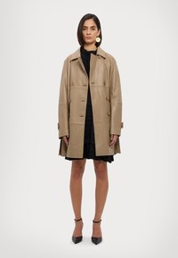 STUDIO ID JACKET  - Leren jas - nappa mud