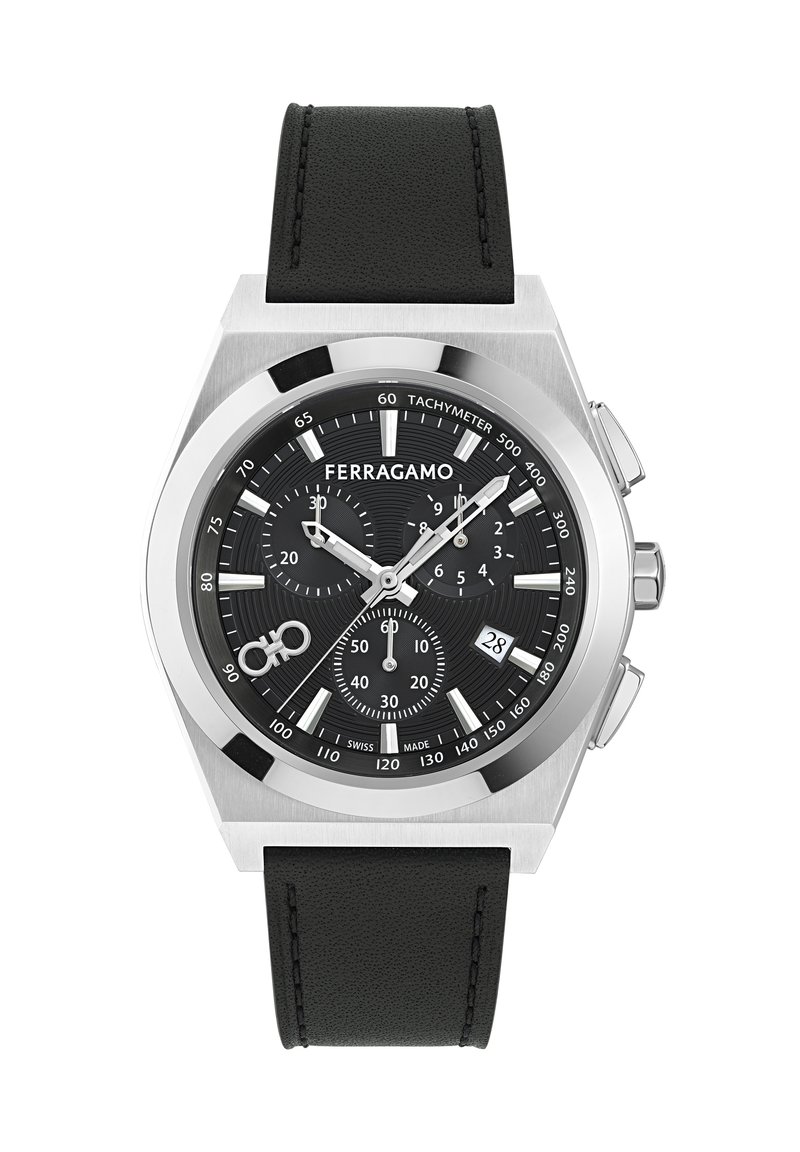 FERRAGAMO - VA-VEGA UPPER EAST - Chronograph watch - black, Enlarge