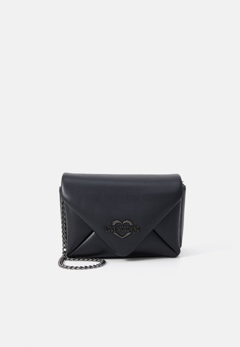 Love Moschino SMART DAILY BAG SWEET HEART - Taška s příčným popruhem - nero