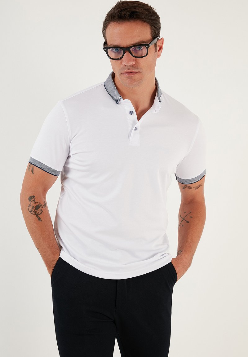 Buratti Polo marškinėliai - white/dark blue