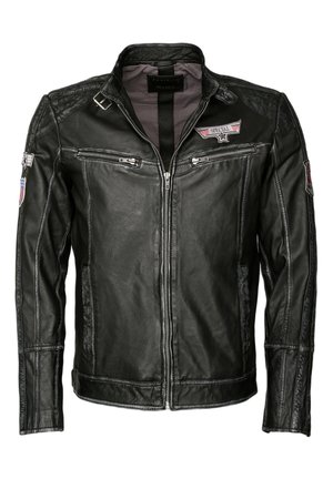 Mustang Leren jas - black
