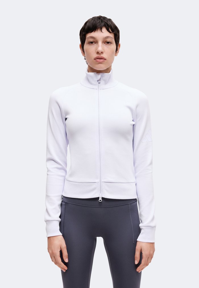 adidas SOFT LUX SLIM TRACK TOP - Zip-up sweatshirt - frozen purple