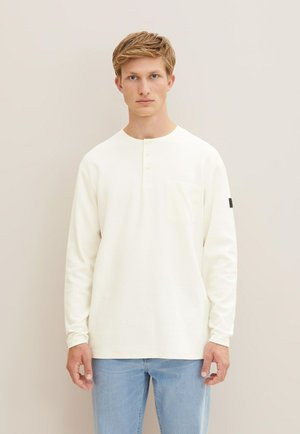 HENLEY - Top s dlouhým rukávem - soft light beige