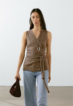 Massimo Dutti Top - brown