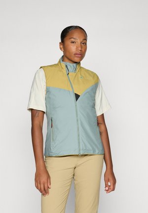 URD LIGHT VEST - Veste sans manches - faded green/dark straw