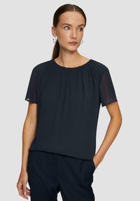 s.Oliver BLACK LABEL AM AUSSCHNITT - Blouse - navy