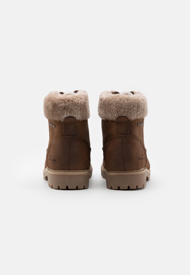 Damen Ankle Boots | TOM TAILOR Schnürstiefelette whisky/braun - OJ37946 Damen Ankle Boots | TOM TAILOR Schnürstiefelette whisky/braun - OJ37946