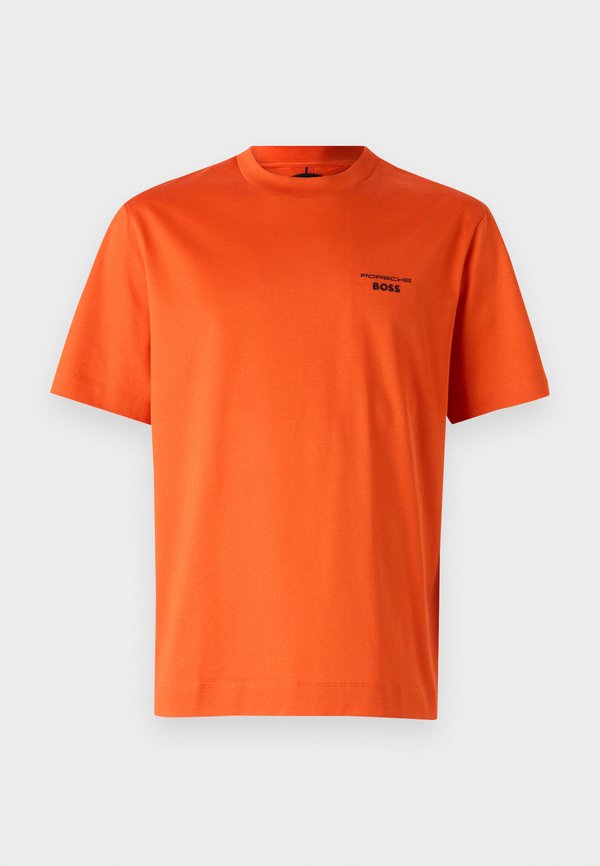 THOMPSON - Print T-shirt - dark orange2