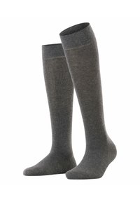 Esprit BASIC PURE - Kniestrümpfe - anthra mel