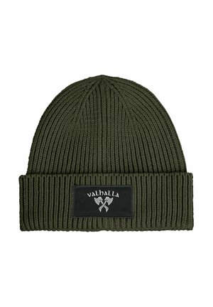 WINTER PATCH VALHALLA VIKING AXT NORDISCHE - Beanie - oliv