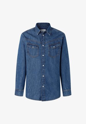 Pepe Jeans, PEPE JEANS SHIRT HAMMOND AUTHENTIC SHIRT DARK USED - Overhemd - denim