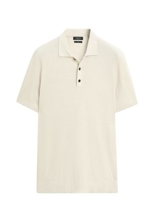 Massimo Dutti, 100% COTTON BUTTON-COLLAR POLO SHIRT - Poloshirt - beige