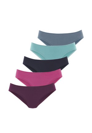 5 PACK - Briefs - aubergine pink navy mint blau