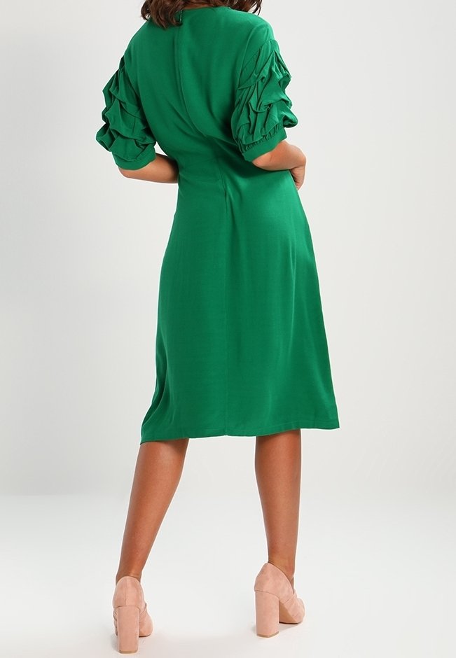 JUST FEMALE Day dress - green - (Pre-owned) - Zalando.ie