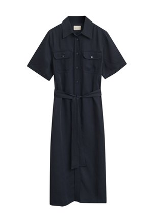 GANT UTILITY SHIRT DRESS - Shirt dress - evening blue