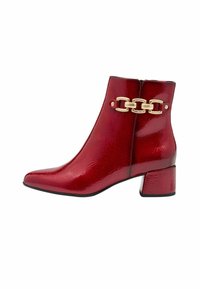 Marco Tozzi Bottines de cowboy / motard - dk red pat