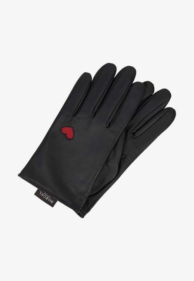HEARTS - Gloves - black