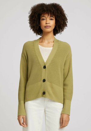 TOM TAILOR DENIM Strickjacke - cashew light beige/hellbraun