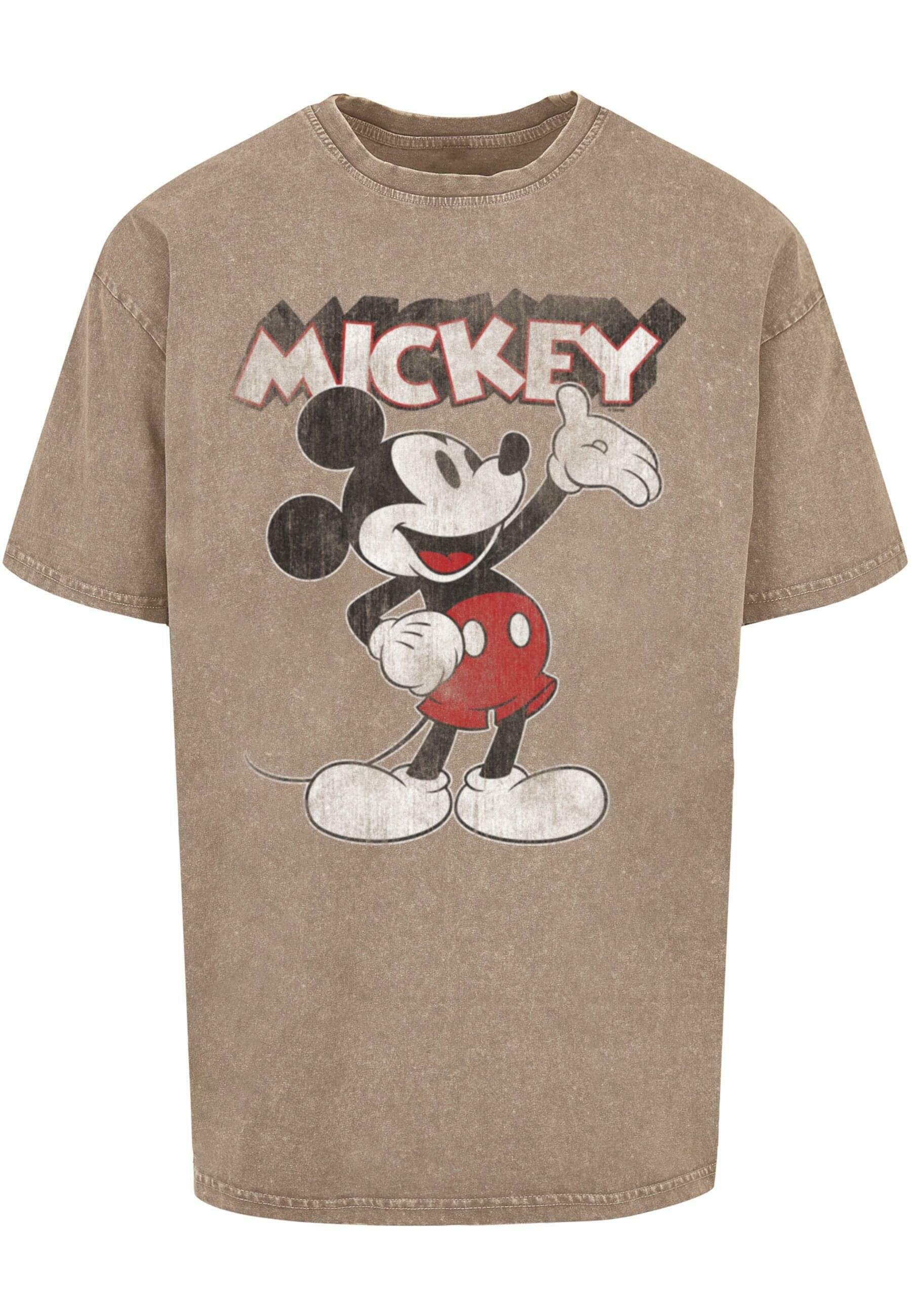 ABSOLUTE CULT MICKEY MOUSE - PRESENTS ACID WASHED - Print T-shirt