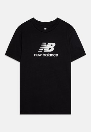 New Balance STACKED LOGO TEE - T-shirt con stampa - caviar