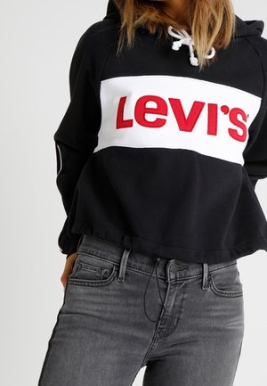 Jersey con capucha - black