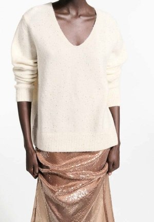 Strickpullover - beige