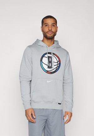 NBA CITY EDITION BROOKLYN NETS HOODY - Club wear - silver/white