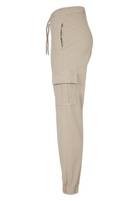 Urban Classics HIGH WAIST COMFORT - Pantalon cargo - softseagrass