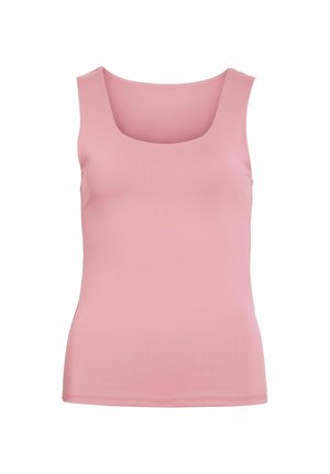 VILA, VIKENZA U-NECK TANK TOP - Top - nostalgia rose