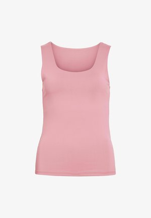 VILA, VIKENZA U-NECK TANK TOP - Top - nostalgia rose