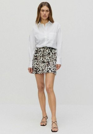 Denimnederdele - leo print