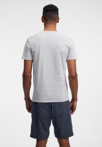 Ragwear PAULLO STRIPE  - Camiseta estampada - navy