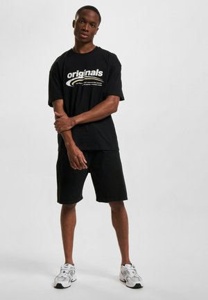 BRINK BELZIE - T-shirt con stampa - black