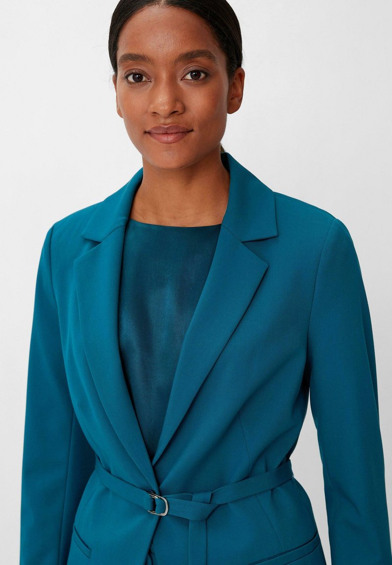 NEU: ELEGANTER KOMBISTYLE BLAZER BOUCLÉ-OPTIK 40 42 MANDARIN - Foto 6