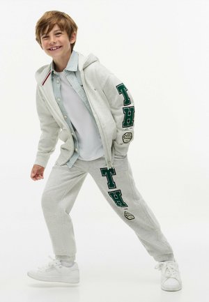 Tommy Hilfiger, VARSITY SWEATPANT - Træningsbukser - grey heather