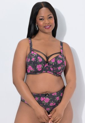 SOFTCUPS ZIERBÄNDER - Podprsenka s kosticemi - black