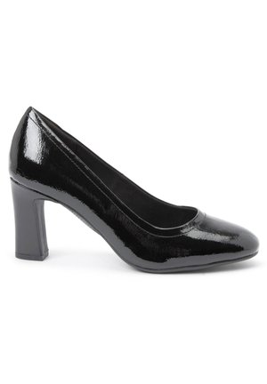 WIDE FIT FOREVER COMFORT ROUND TOE BLOCK HEEL COURT - Klassieke pumps - black