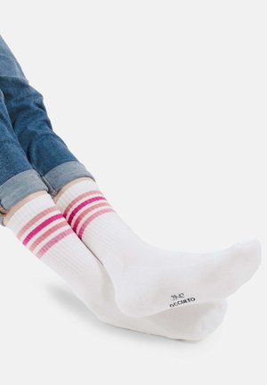 OCCULTO, 6 PACK RETRO TENNISSOCKEN - Socken - pink grau glitzer