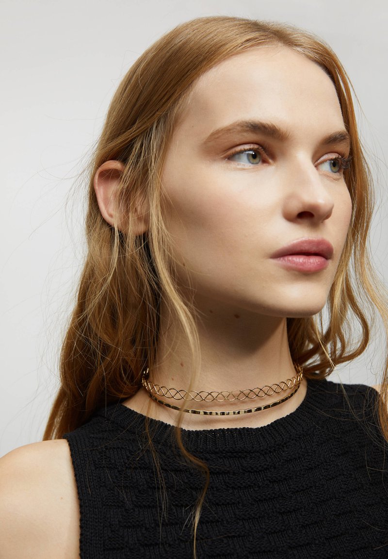 PULL&BEAR 2 PACK Necklace gold coloured/goldcoloured Zalando.ie